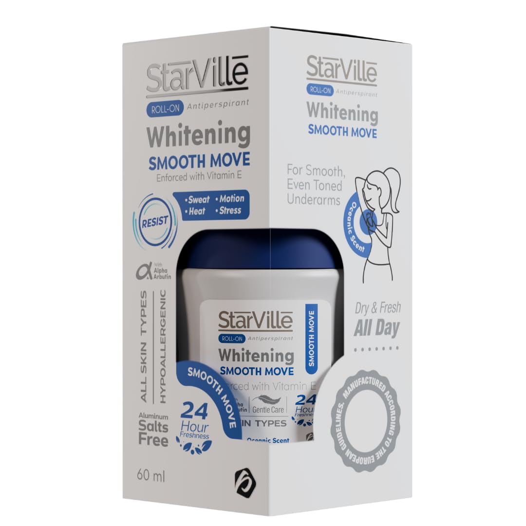 StarVille Roll-on Antipersirant Whitening Smooth Move 60ml