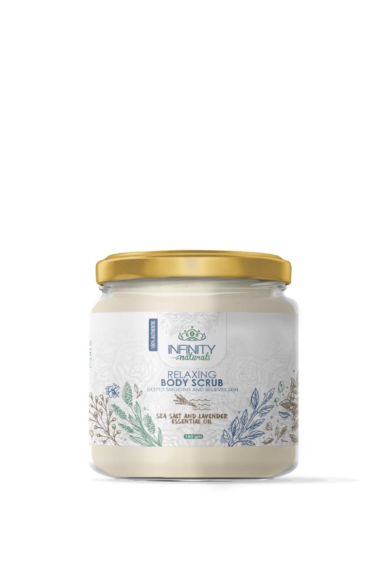 Infinity Relaxing Body Scrub Sea Salt & Lavender Essential Oil
