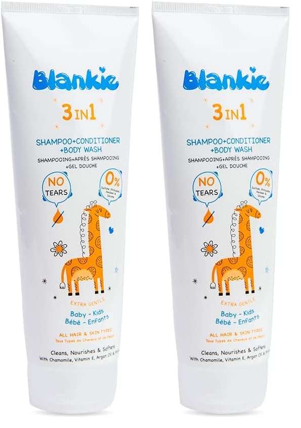 Blankie 3 in 1 shampoo + conditioner + body wash 200 ml (Pack of 2)