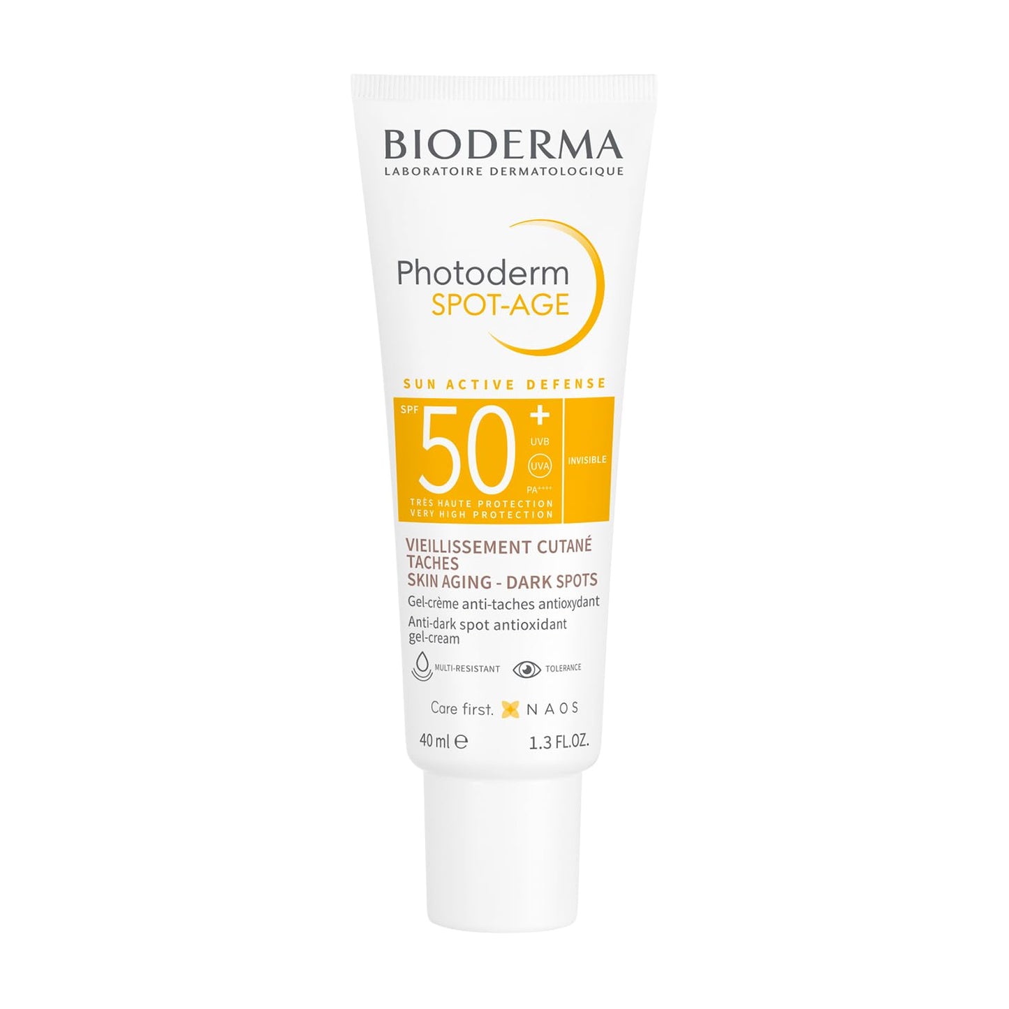 Bioderma Photoderm SPOT-AGE SPF 50+ Antioxidant Sunscreen with Vitamin C Protects Against Photoaging & Dark Spots 40ml