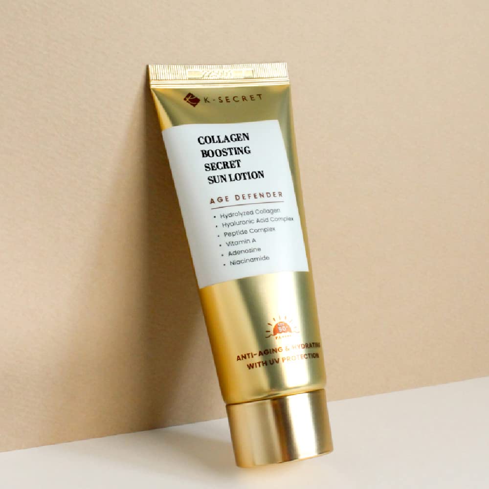 K-Secret Collagen Boosting Secret Sun Lotion Age Defender 60ml