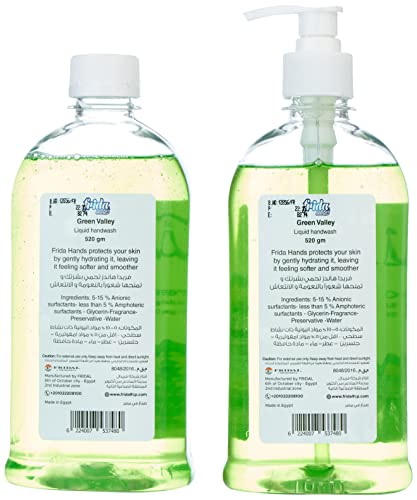 Frida hands Green Valley liquid hand soap 520g economy 1+1 - image 2
