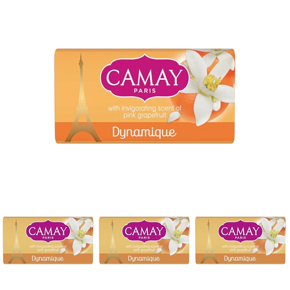 Camay Bar Soap Dynamique 115G (Pack of 4)