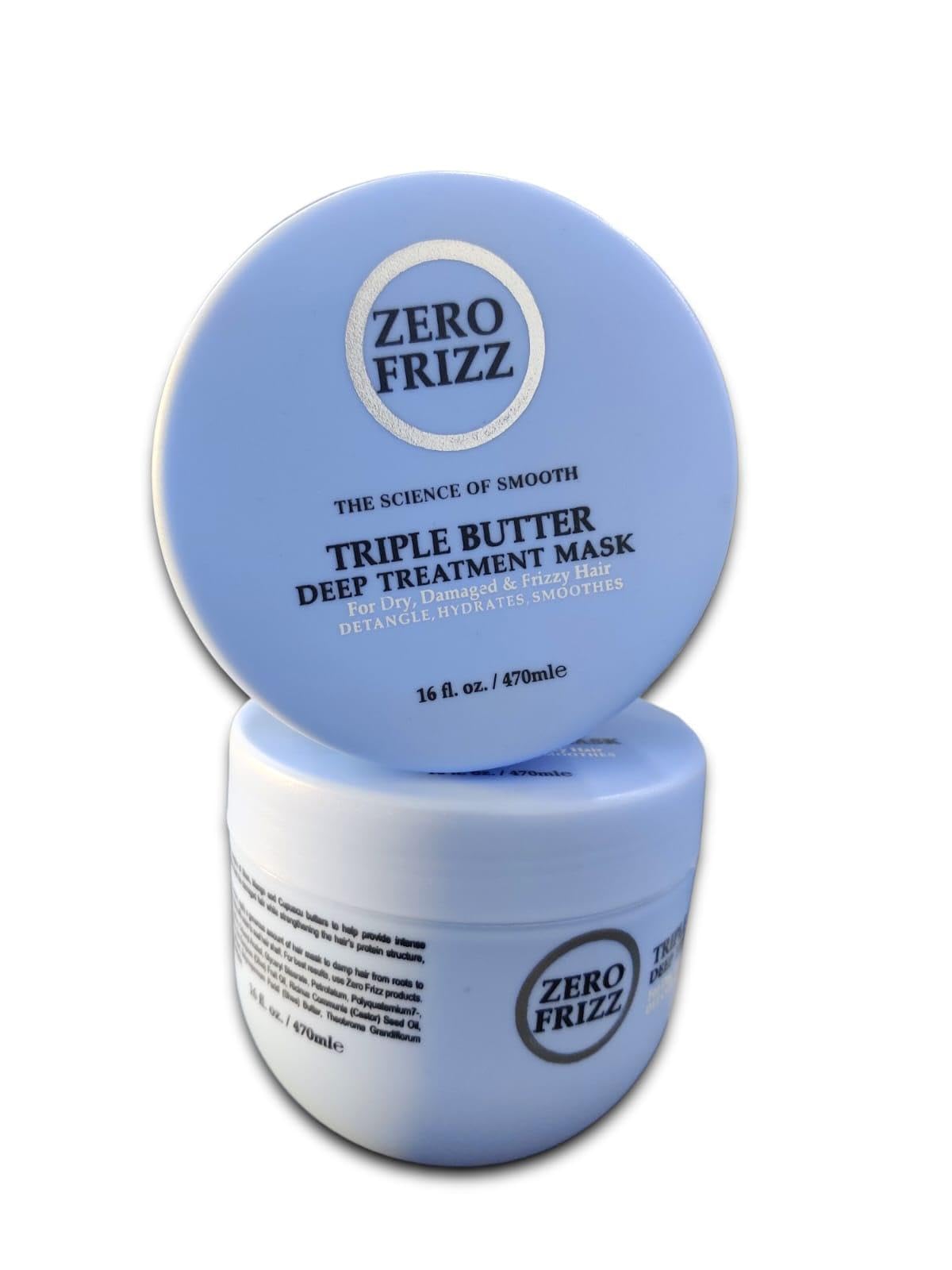 Zero Frizz Triple Butter Deep Treatment Hair Mask 470 ml