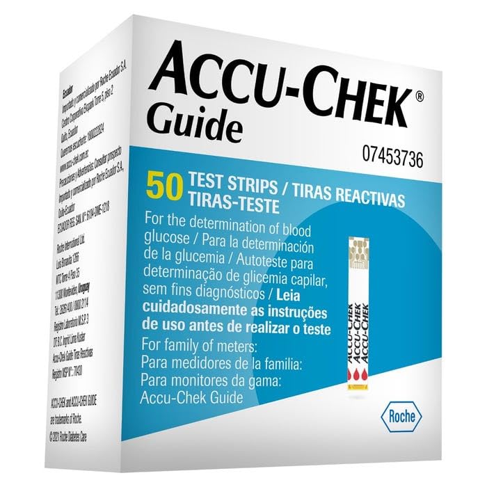 Accu-Chek Strips Accu-Check Guide - Box of 50 Pieces