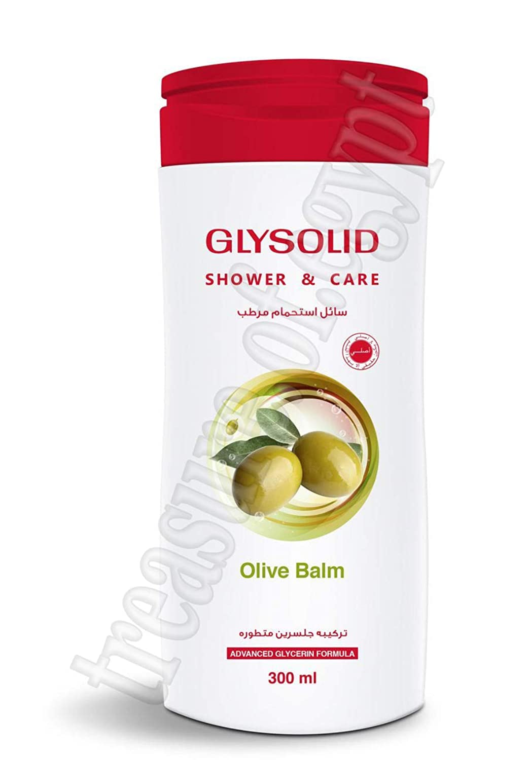 Glysolid Shower & Care With Musk, Classic, Rose Wild Milk, Honey, Olive Balm Scents With Advanced Glycerin Formula to Softness Your Skin All The Day (Olive Balm)