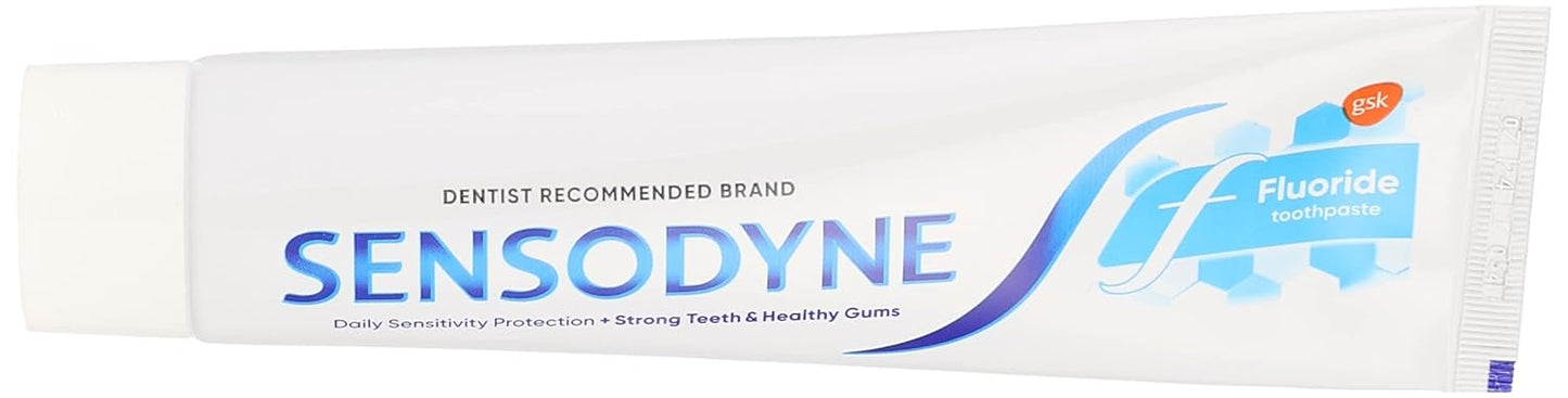 Sensodyne fluoride toothpaste for sensitive teeth - 100 ml