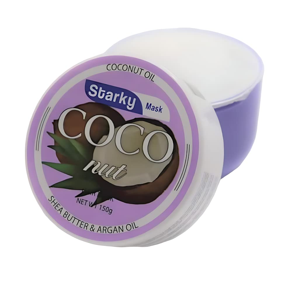 Starky coconut oil hair mask with shea butter&argan oil -150g