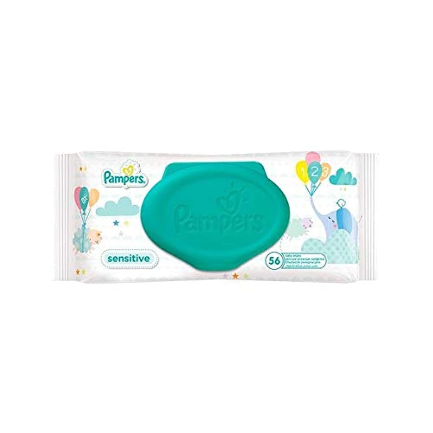 Pampers Sensitive Baby Wipes - 56 Pieces