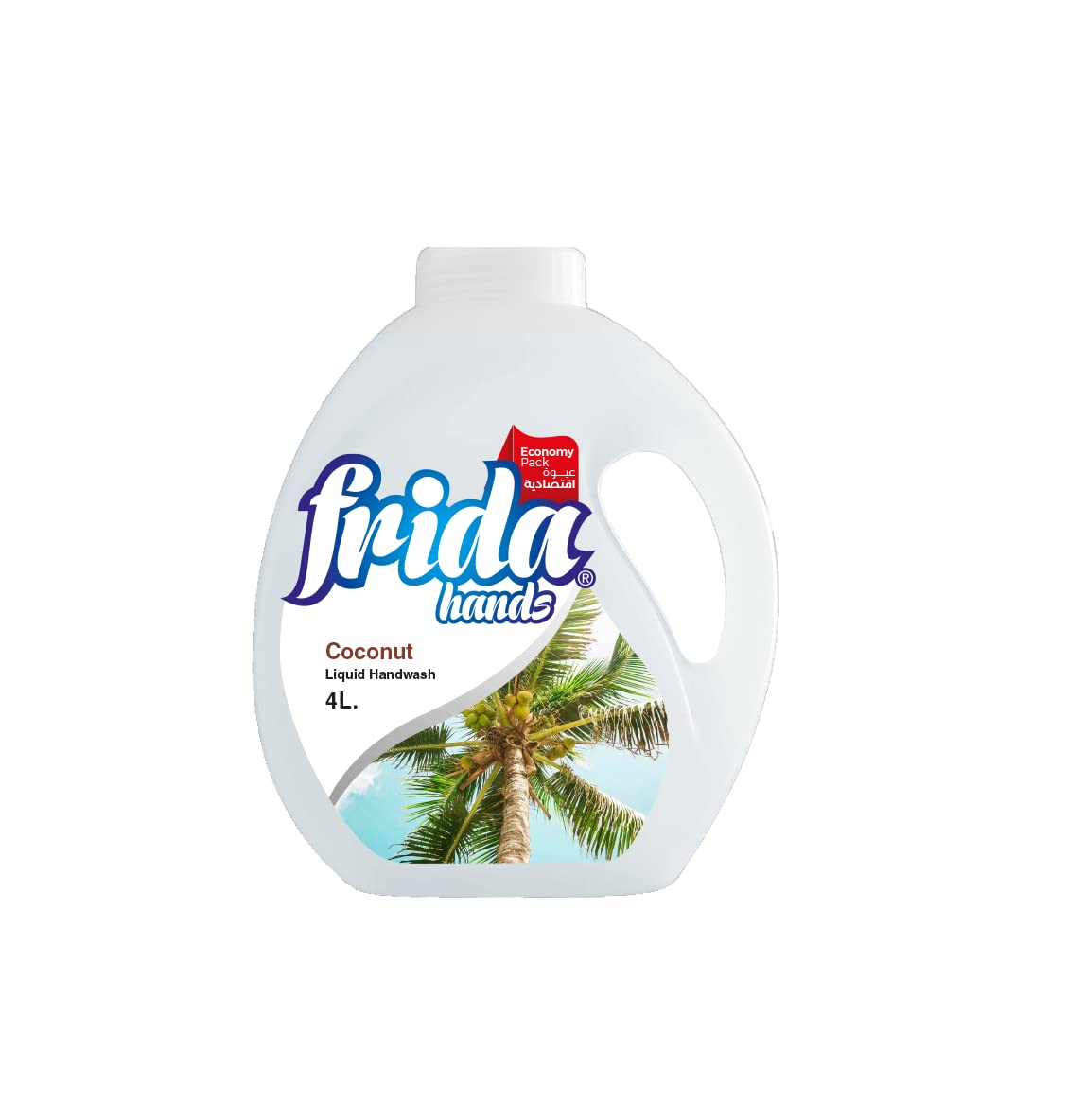 Frida hands coconut 4L white, Packaging may vary