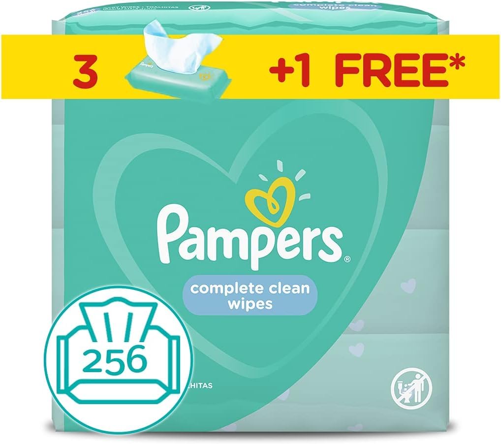Pampers Complete Clean, 256 Wipes