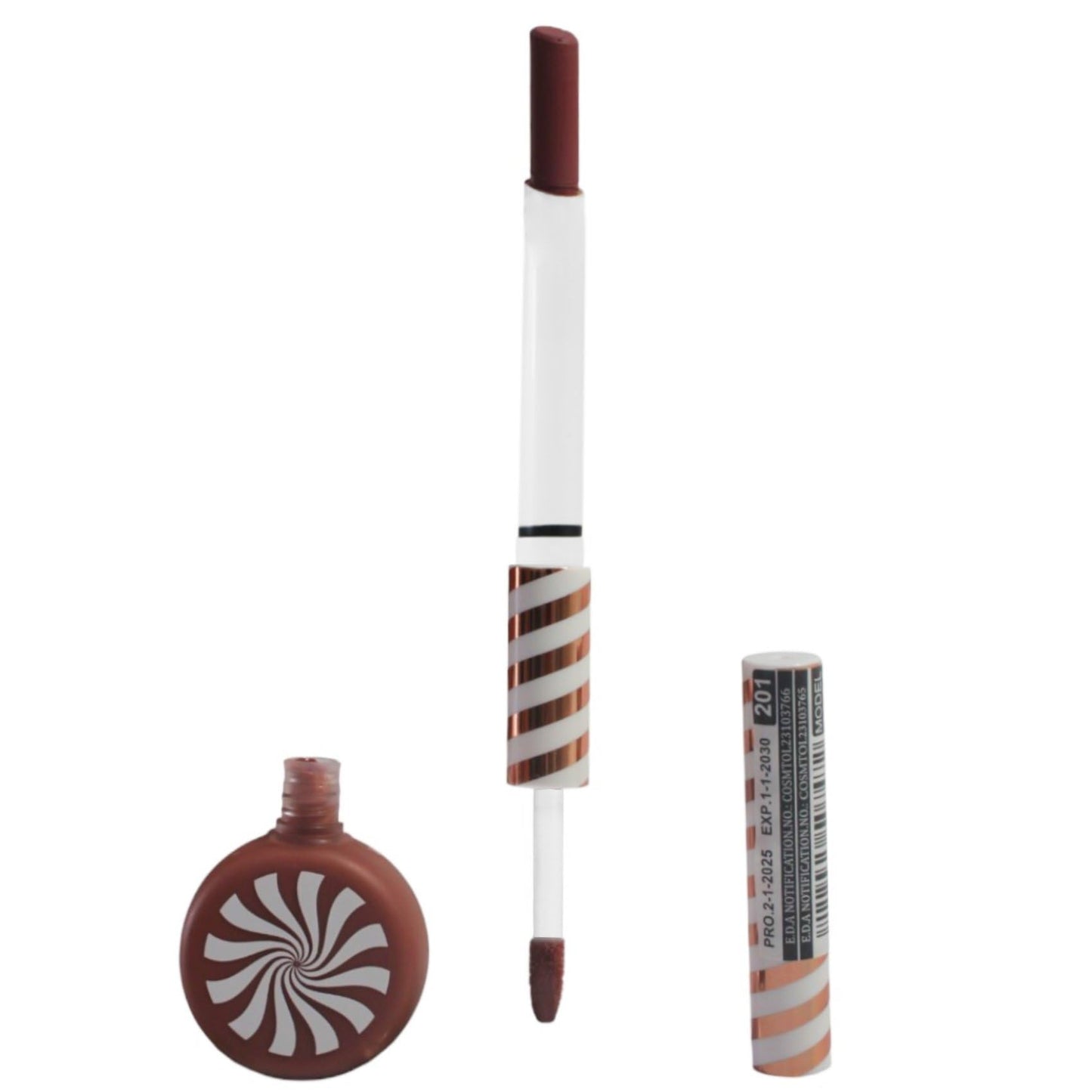 Might Cinema Double Side Lip Stick &Lip Gloss Lollipop-Shade Number 201