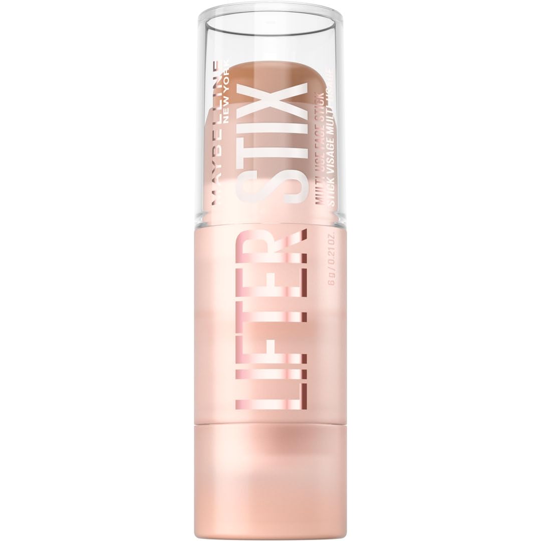 MAYBELLINE New York, Lifter Stix Multi-Use Countour Stick, for Natural Coverage & a Sculpted Look, formulated with Cranberry Seed Oil, Non-Comedogenic, Shade 65