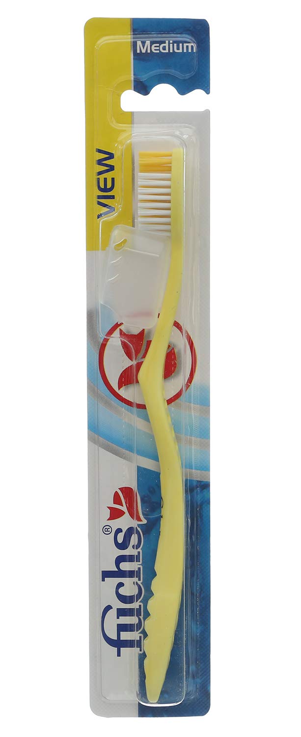 Fuchs View Toothbrush (Yellow, Medium)