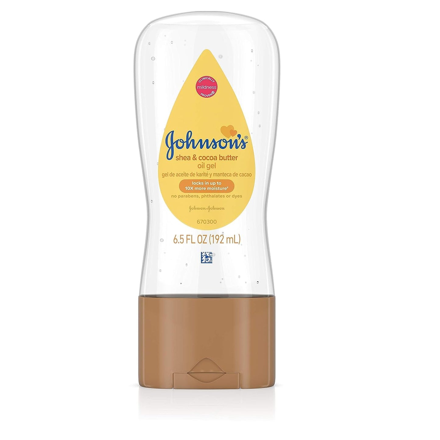 Johnson's shea & cocoa butter oil gel, 192ml