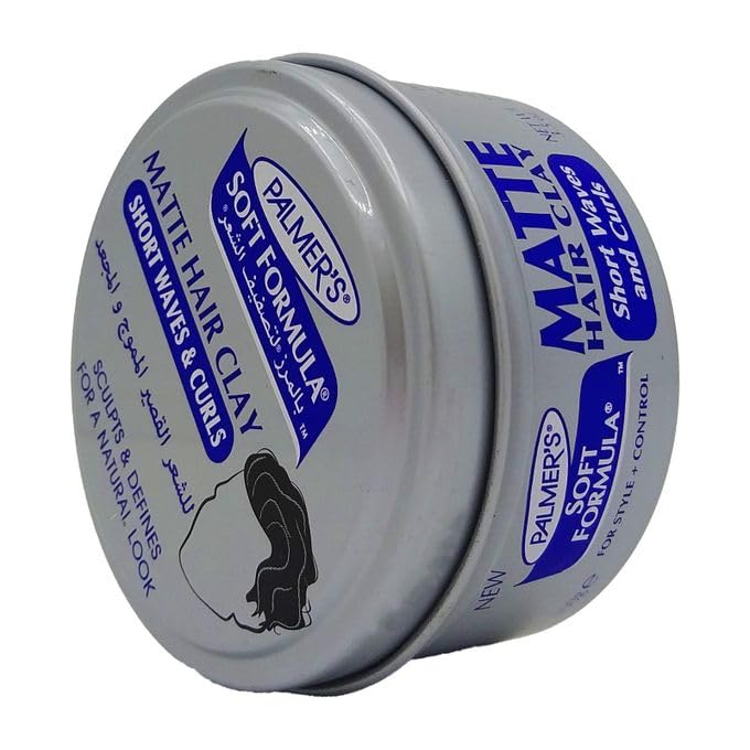 Palmer's Soft Formula Matte Hair Clay Short Waves & Curls 100g