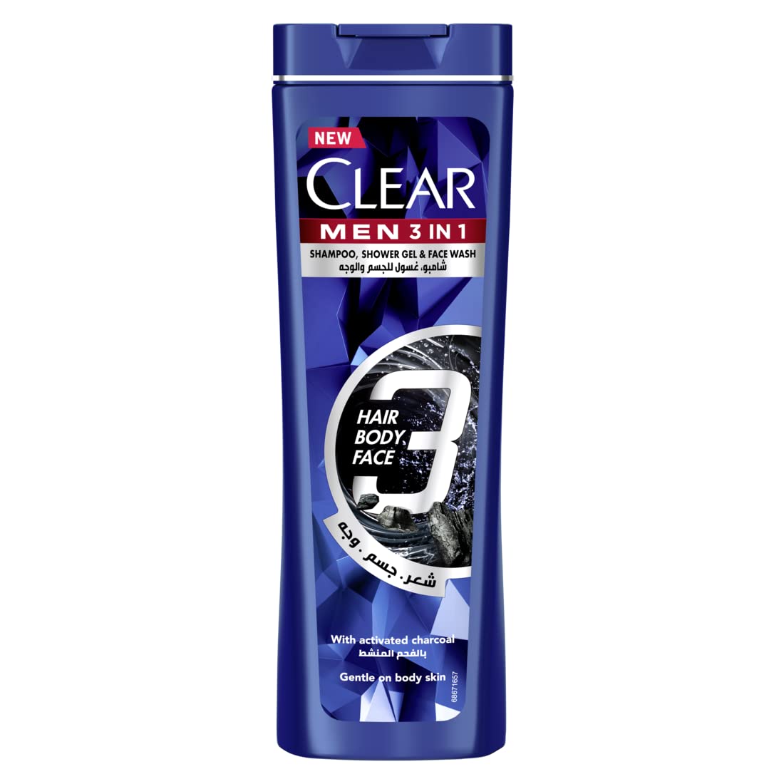 CLEAR MEN 3 IN 1 for Hair, Body & Face 180ML