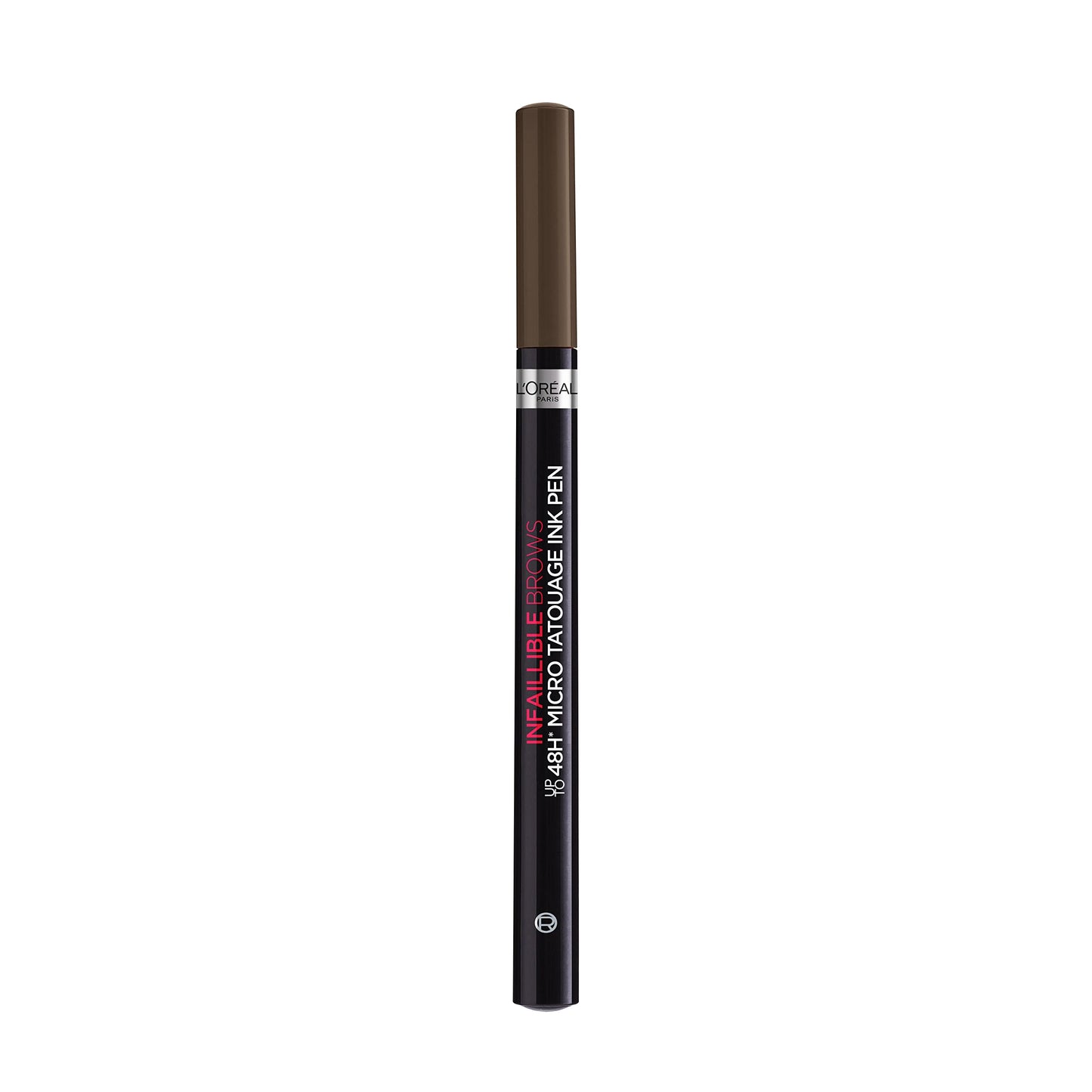 L’Oréal Paris Unbelieva Brow Micro Tatouage 109 Ebony Smudge Resistant Felt Pen with Trident Tip Up to 24H Hold Microblading Effect - 2725616930111