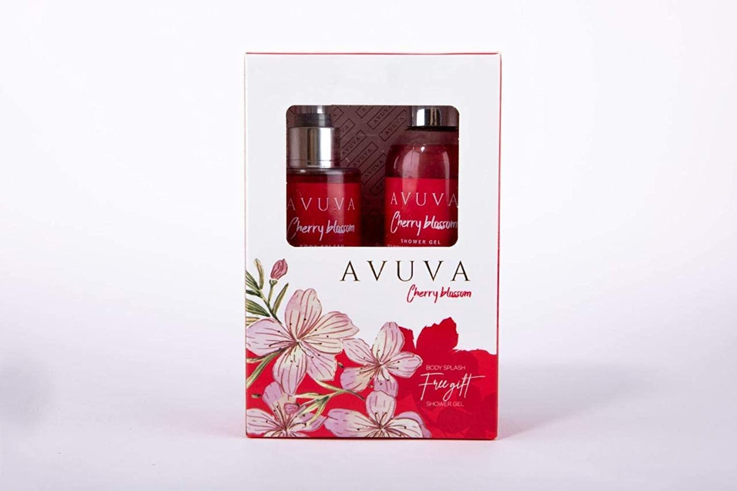 Avuva body splash cherry blossom 253ml + avuva shower gel 253ml free