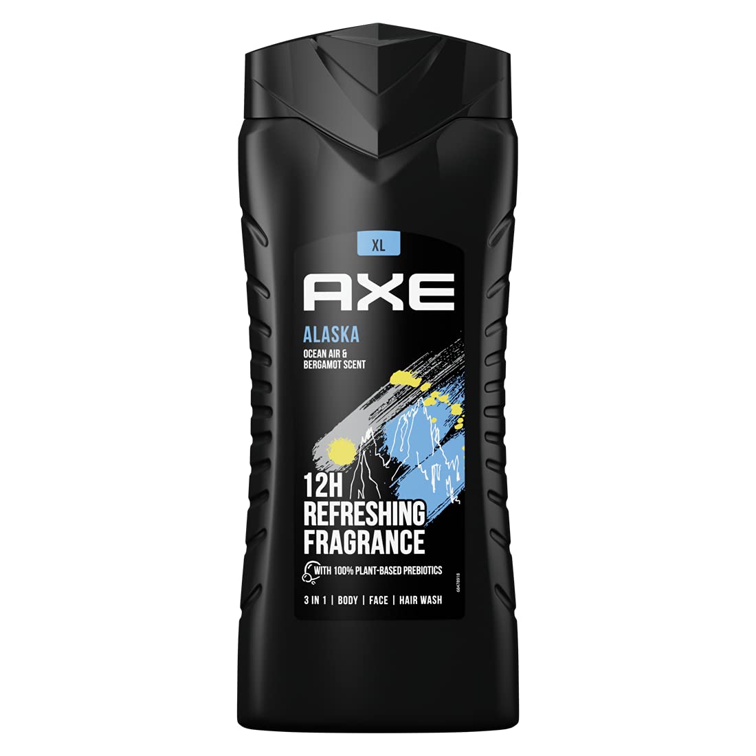 AXE Alaska XL 3-in-1 Shower Gel & Shampoo Men's Shower Gel for All-Day Freshness, Irresistible Fragrance and a Pleasant Shower Dermatologically Tested 400 ml