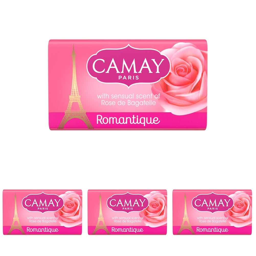 Camay Bar Soap Romantique 165G (Pack of 4)