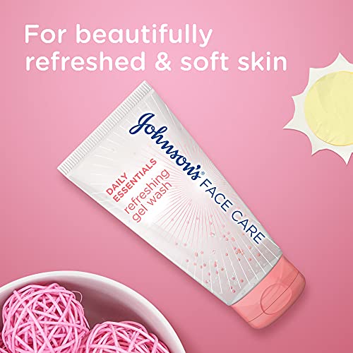 Johnson's Baby JOHNSON'S Daily Essentials Refreshing Gel Wash, For Normal To Sensitive Skin, Enriched With Vitamin C, Dermatologically Tested, 150ml
