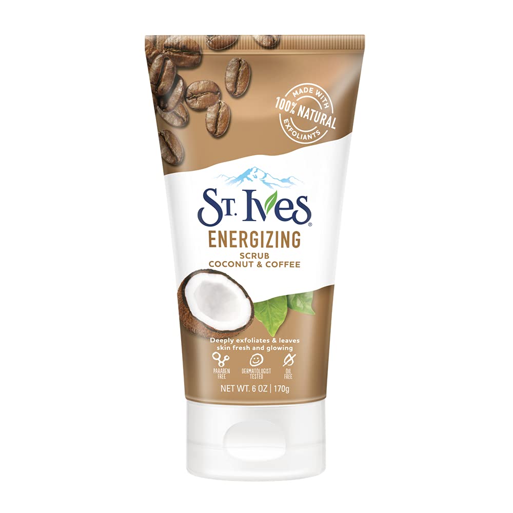 ST. Ives Energizing Coconut & Coffee scrub - 6oz