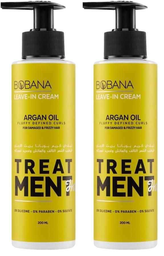 Bobana Leave-in Hair Cream With Argan Oil - 200ML (Pack of 2)