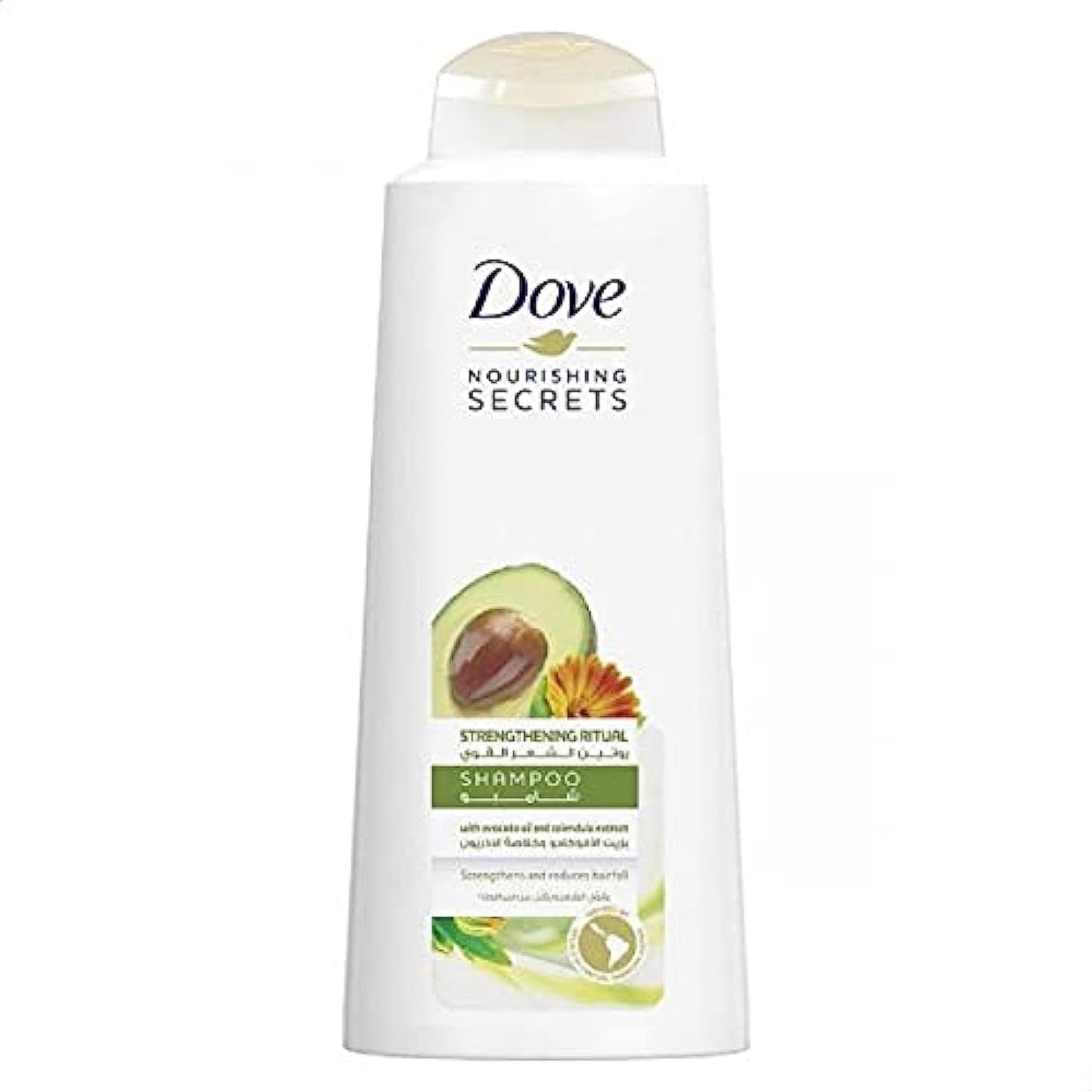 Dove Strengthening Ritual Shampoo Avocado Oil and Calendula Extracts, 600 ml
