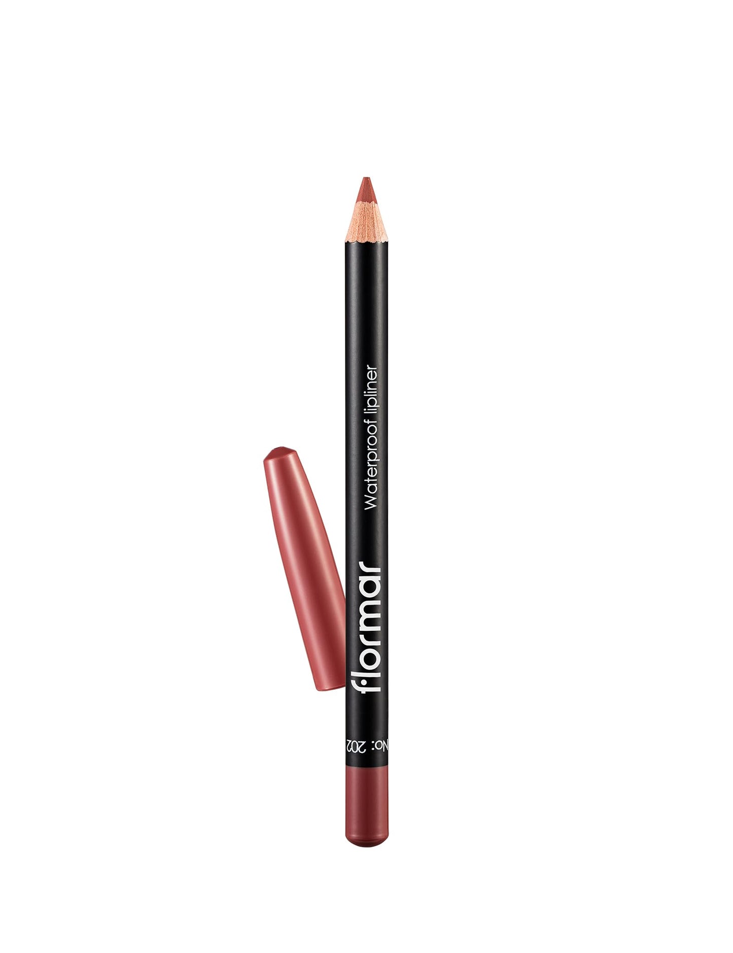 Flormar Waterproof Lipliner - 202 Soft Pink Brown, 1.14 g