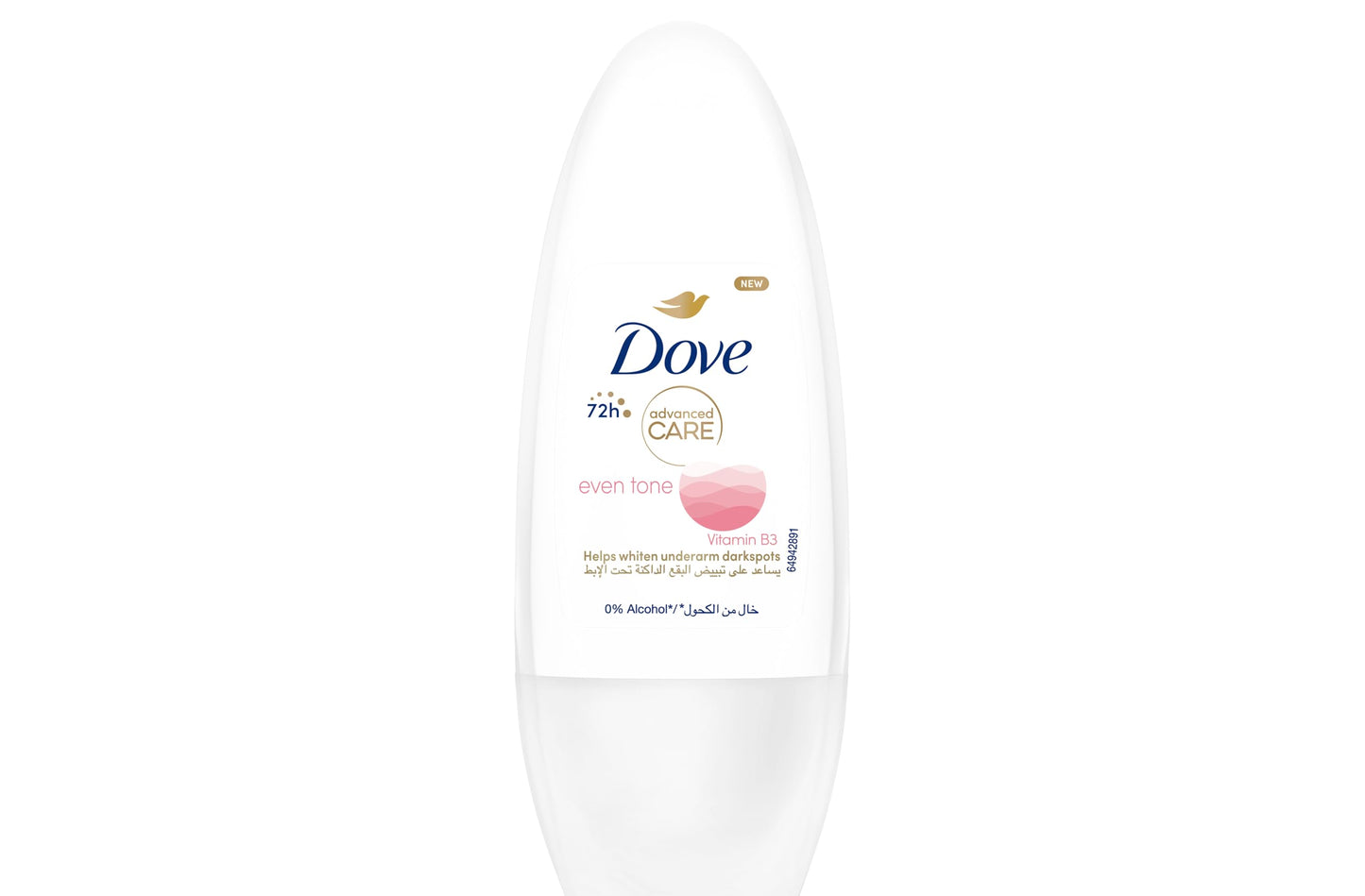 Dove Advanced Care Women Antiperspirant Deodorant Roll On Even Tone, Helps Whiten Underarm Dark Spots, with Vitamin B3, 50ML