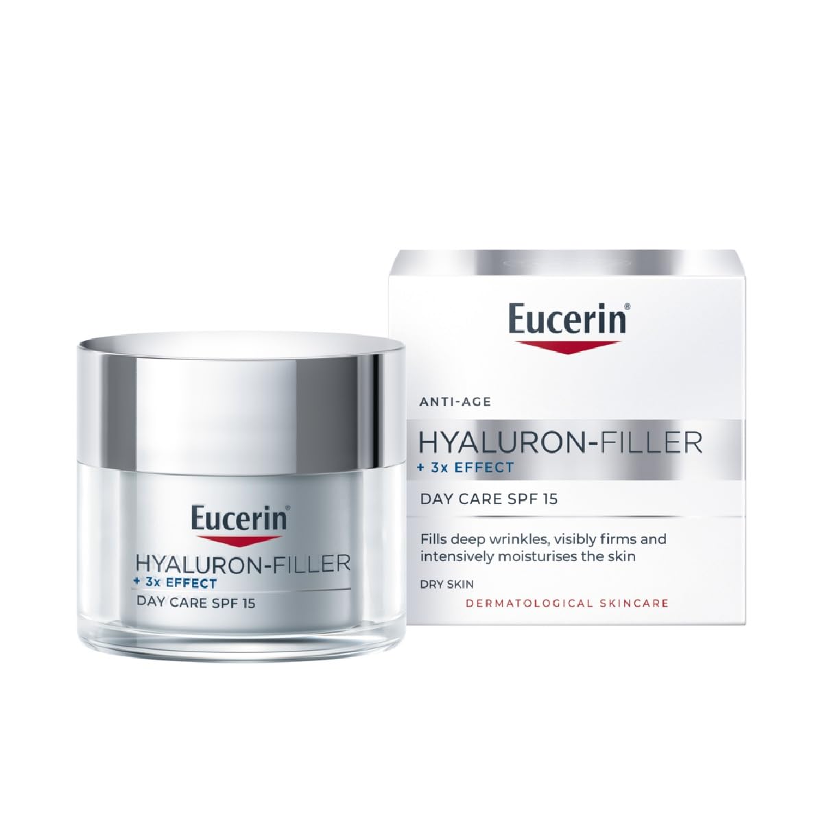 Eucerin Hyaluron-Filler Day Cream SPF15 for Dry Skin, 50ml