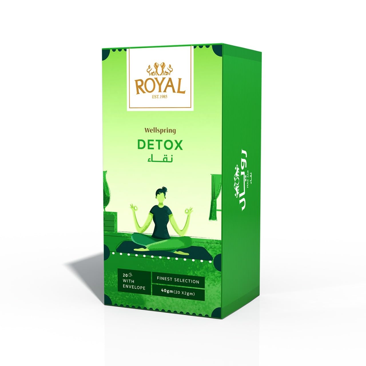 Royal Herbs detox herbal drink, 20 pouches