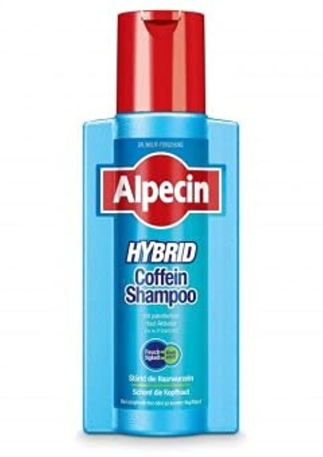 Alpecin Shampoo Hybrid Caffeine, 250 ml,Gentle shampoo formulation for sensitive or itchy scalps,Moisturizes, the scalp calms down,Fuel Caffeine prevents hereditary hair loss