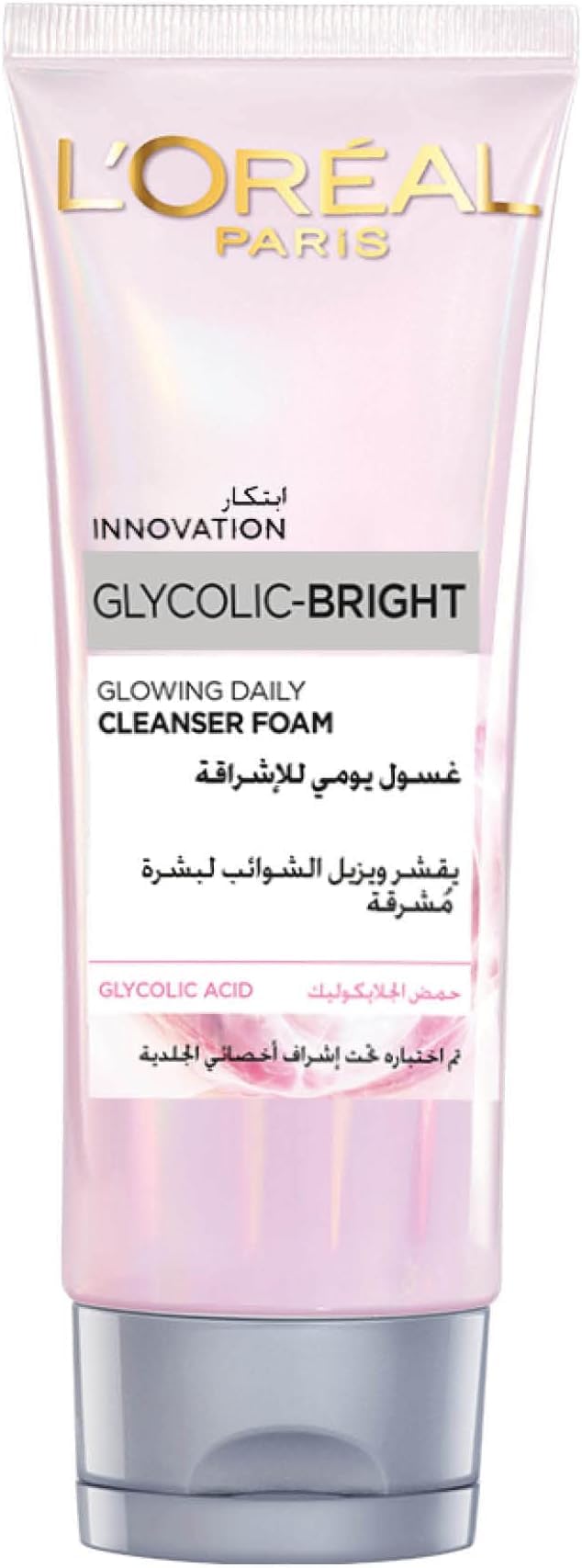 L'Oréal Paris Glycolic Bright Glowing Daily Cleanser Foam 100Ml