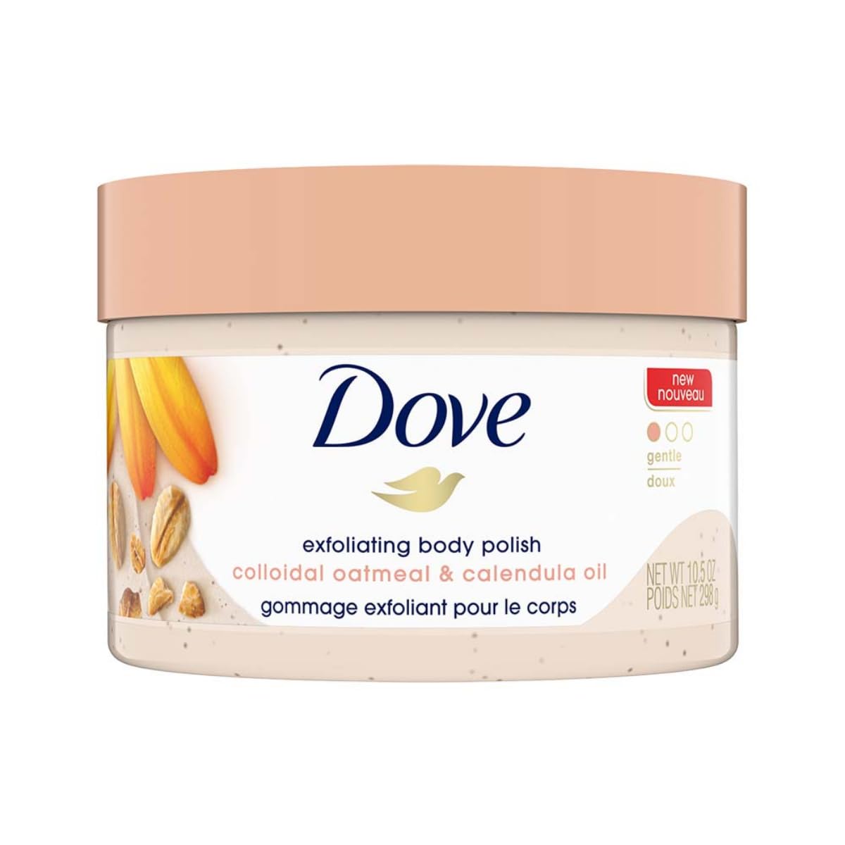Dove Colloidal Oatmeal & Calendula Oil Exfoliating Body Polish 298 G