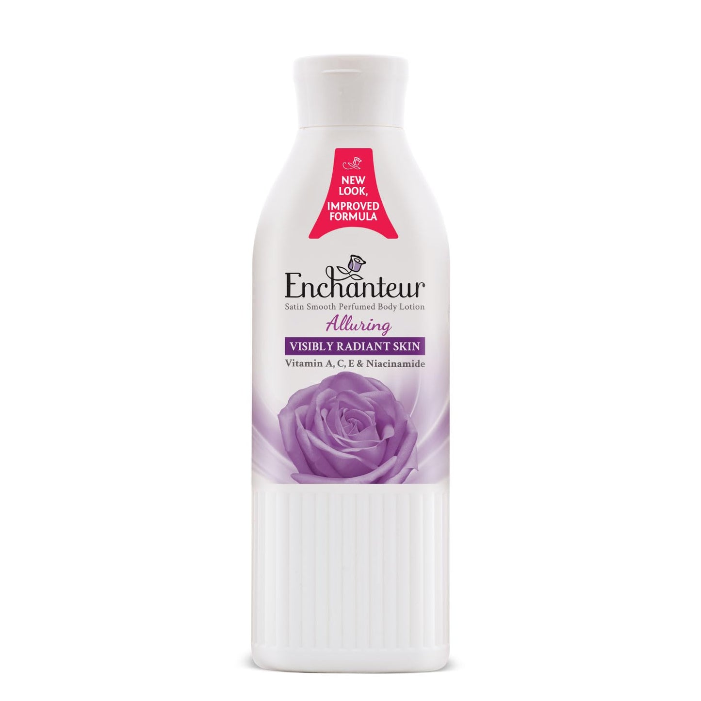 Enchanteur Alluring Perfumed Body Lotion, 250ml | With Vitamin A, C, E & Niacinamide | Fast Absorbing, Hydrating, Water Based, Non-Greasy, Floral French Fragrance for Silky Smooth Skin