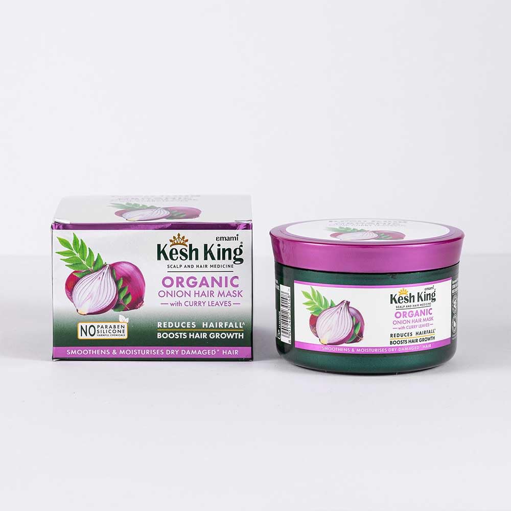 KESH KING Organic Onion Hair Mask with Curry Leaves 200ml