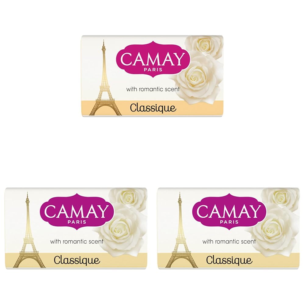 Camay Bar Soap Classique 165G (Pack of 3)