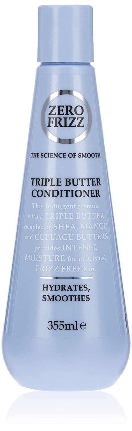 Zero Frizz Triple Butter Conditioner for Frizzy Hair - 355 ml