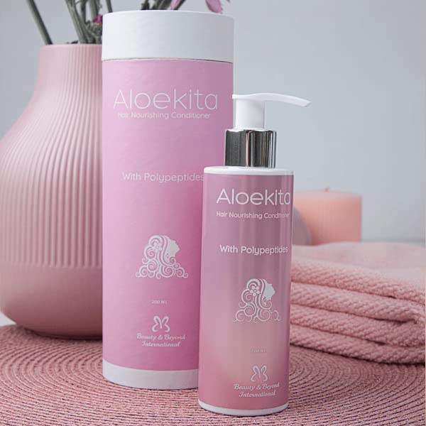 Aloekita Hair Conditioner with proteins and natural oils lifestyle image