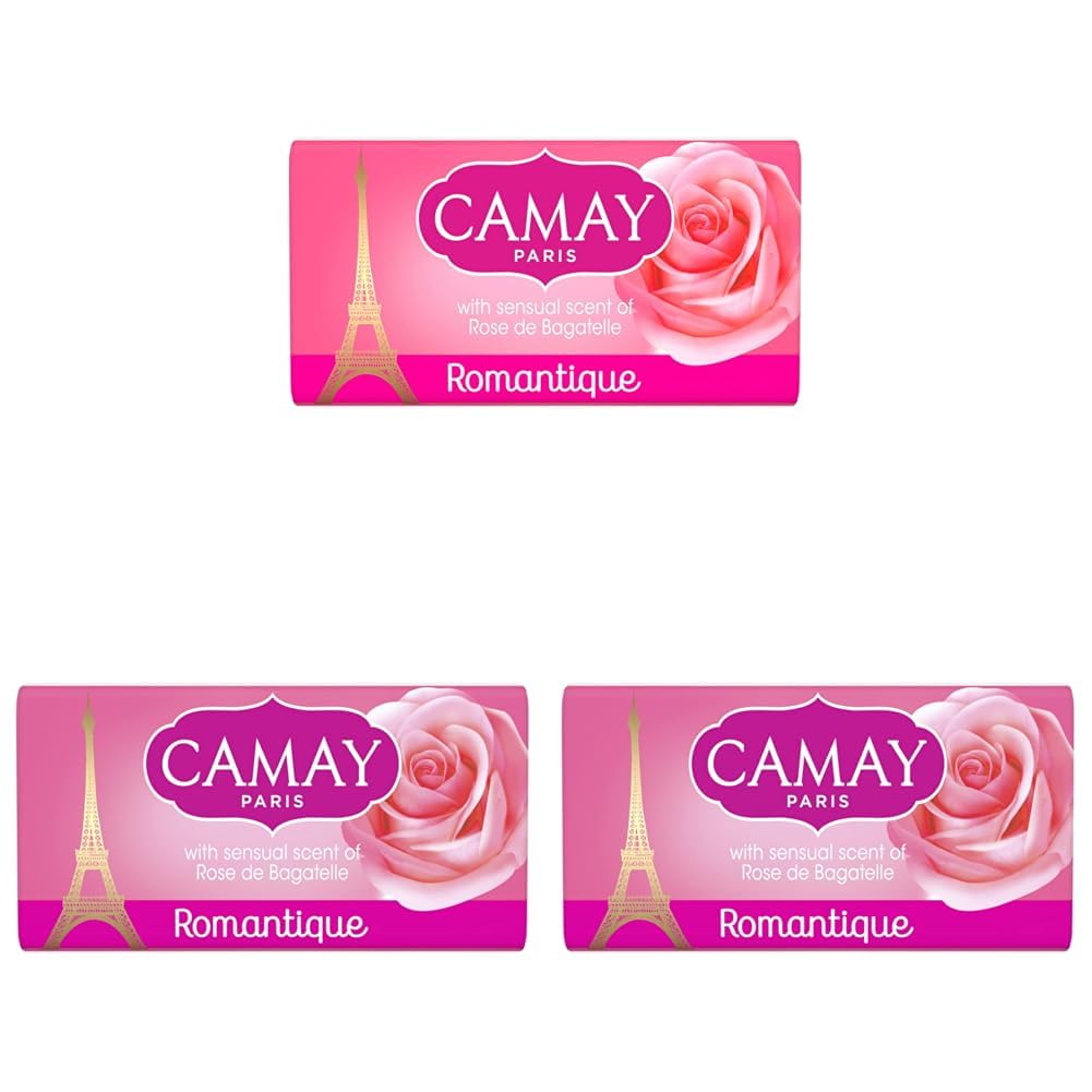 Camay Bar Soap Romantique 115G (Pack of 3)