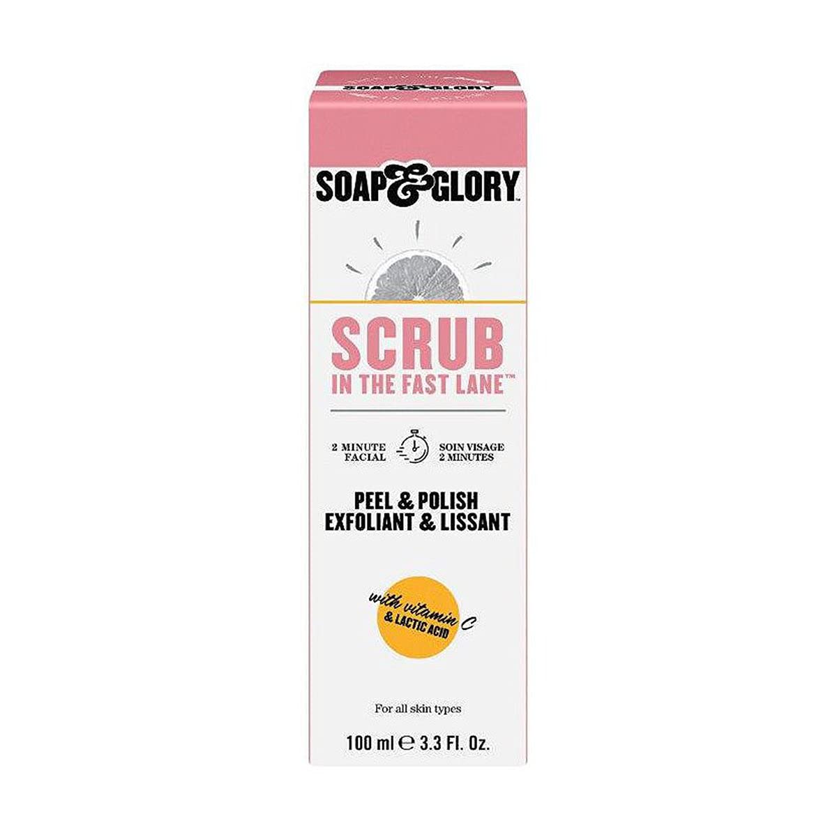 Soap & Glory And 2 Minute Facial Polish and Peel - 100ml