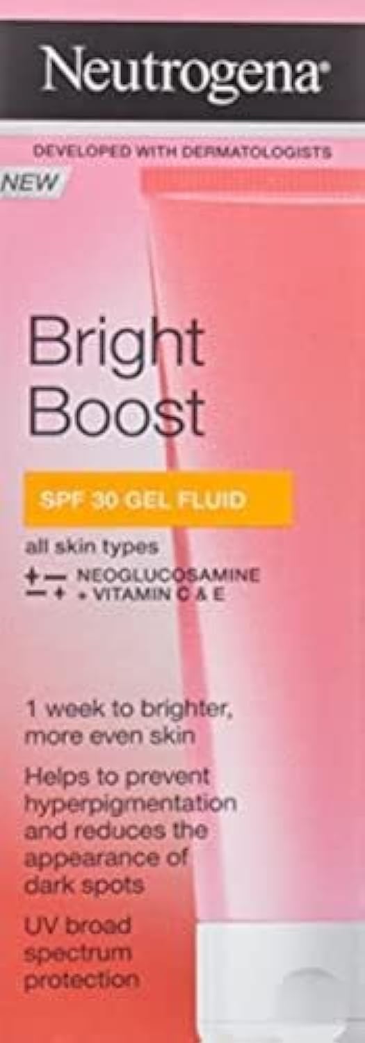 Neutrogena Gel Fluid SPF30, Bright Boost, 50ml