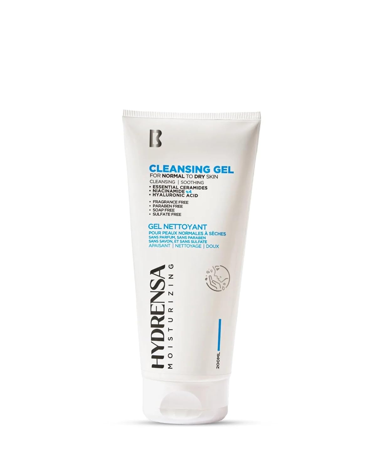 Kolagra Hydrensa Moisturizing Cleansing Gel for Normal to Dry Skin 200ml