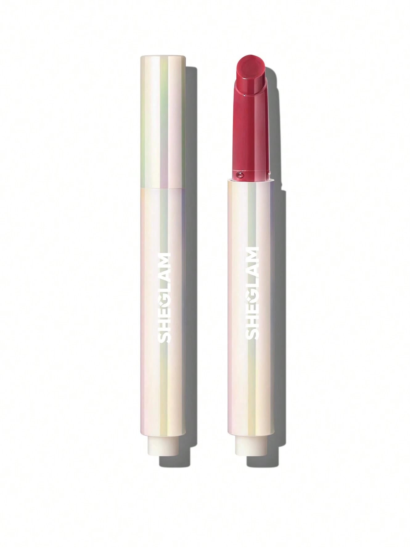 SHEGLAM Makeup - Pout-Perfect Shine Lip Plumper - Moisturizing Plumping Solid Lip Gloss Non-Stick Nourishing (Hot Stuff)