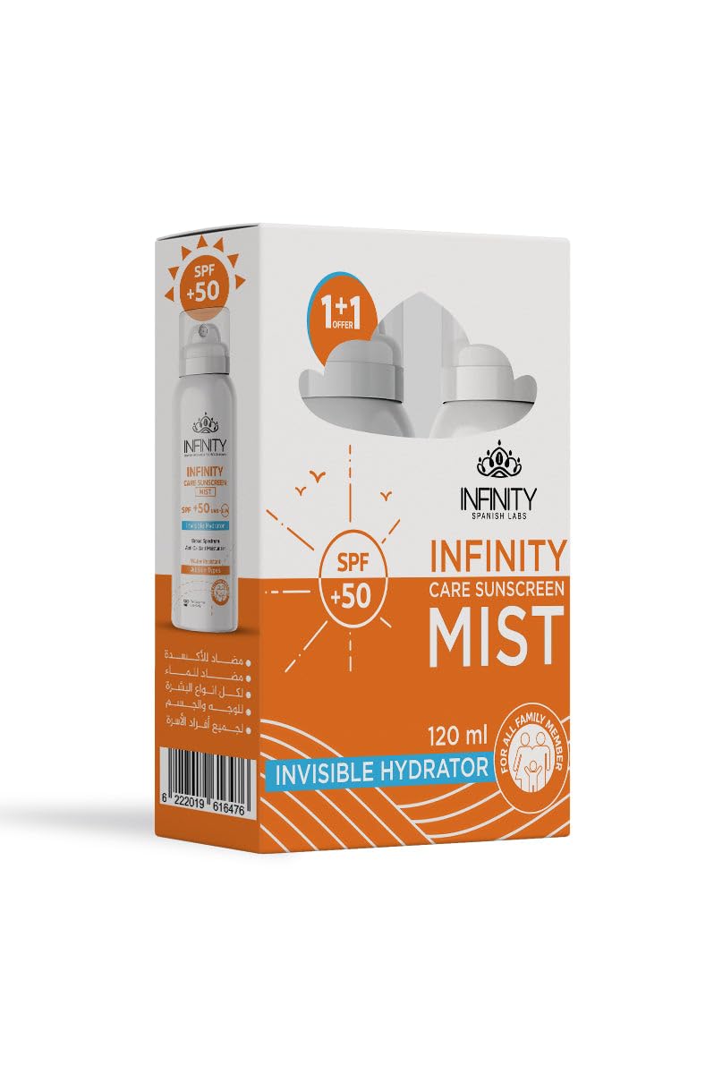 INFINITY Care Sunscreen Mist SPF50+ 2 Pack