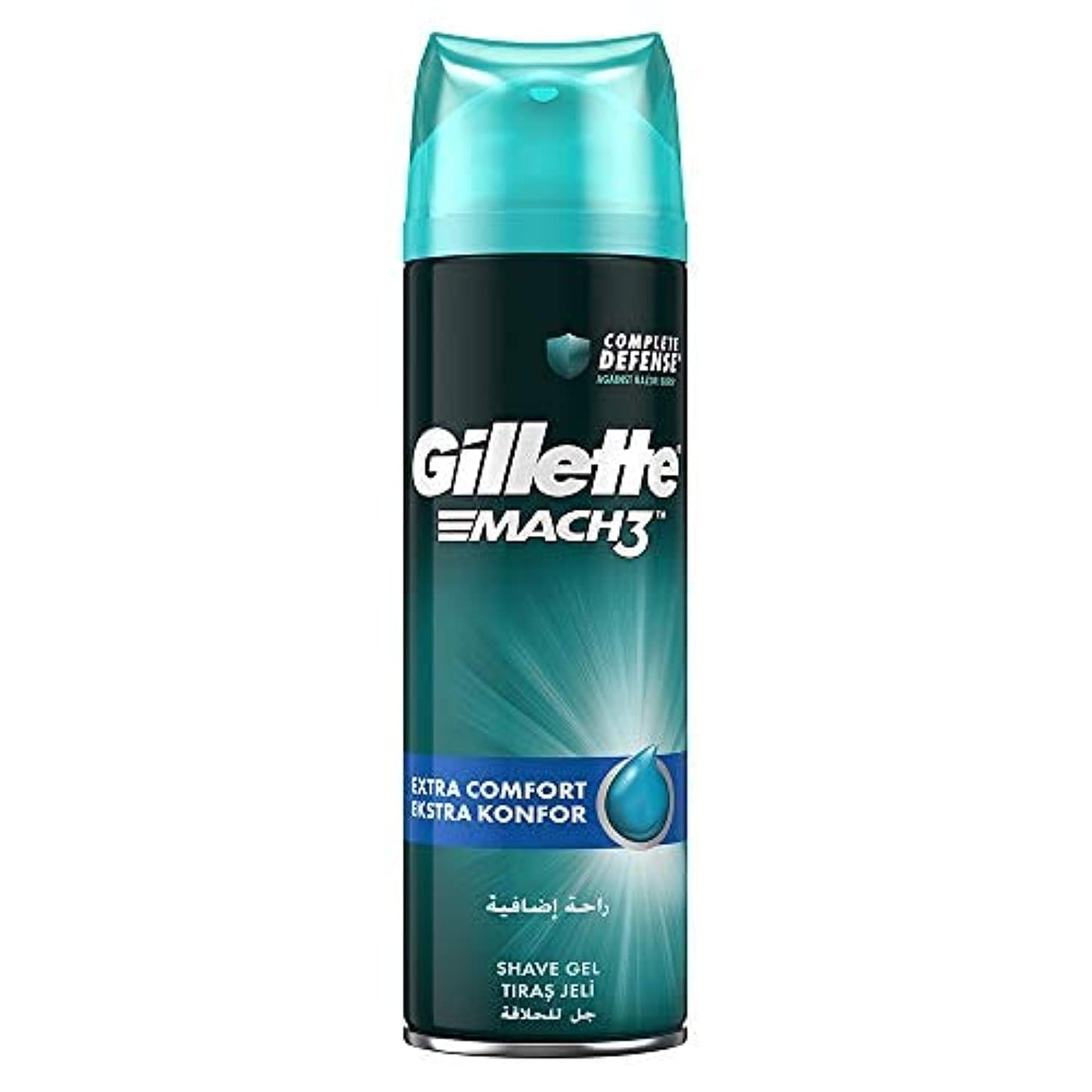 Gillette Mach3 Complete Defense Shaving Gel - 200 ml