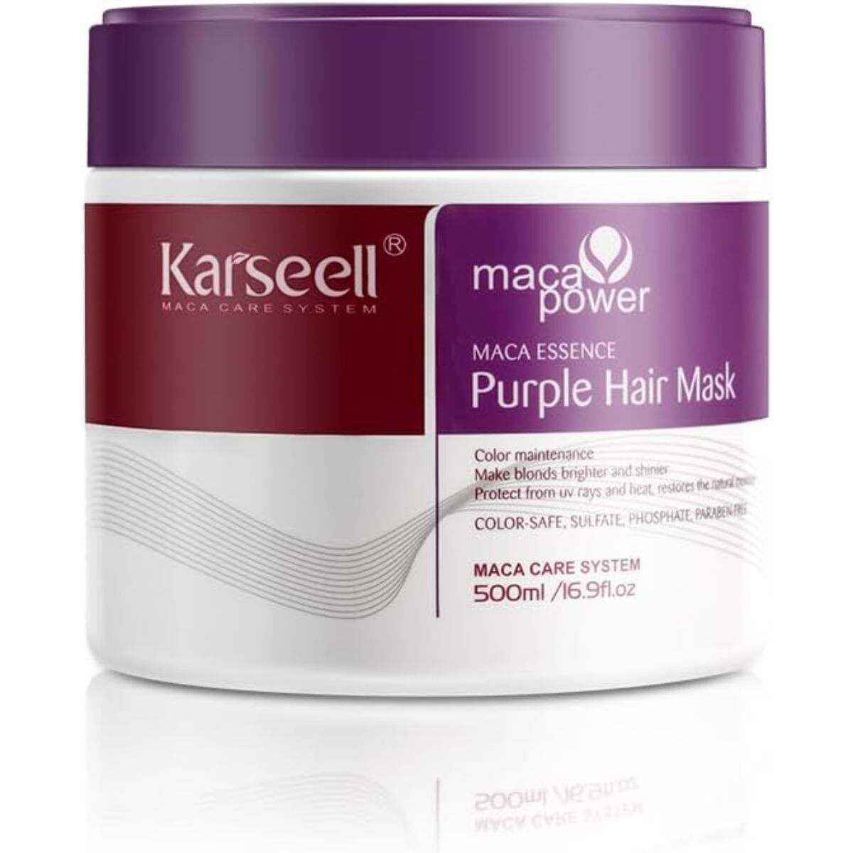 Karseell Maca Power Purple Hair Mask 500ml Jar