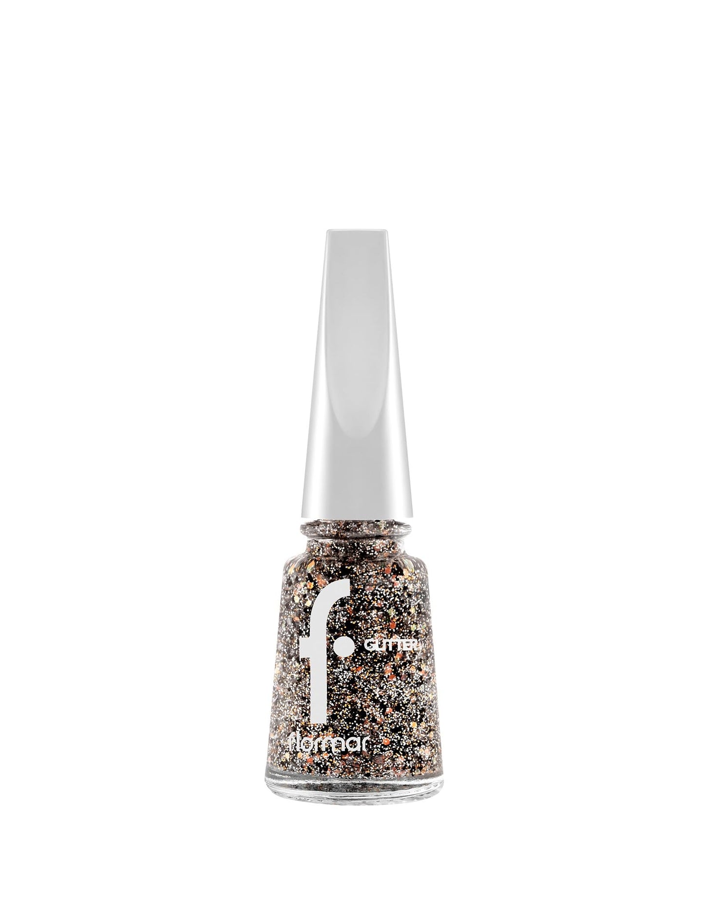 Flormar Glitter Nail Enamel 11 ml, 42 Copper